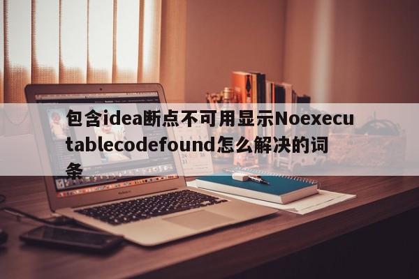 包含idea断点不可用显示Noexecutablecodefound怎么解决的词条