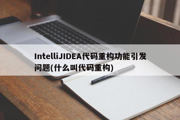 IntelliJIDEA代码重构功能引发问题(什么叫代码重构)